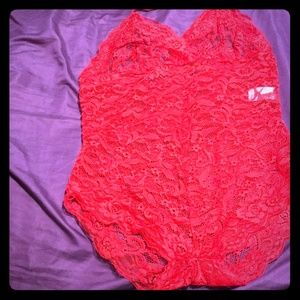 Red lingerie